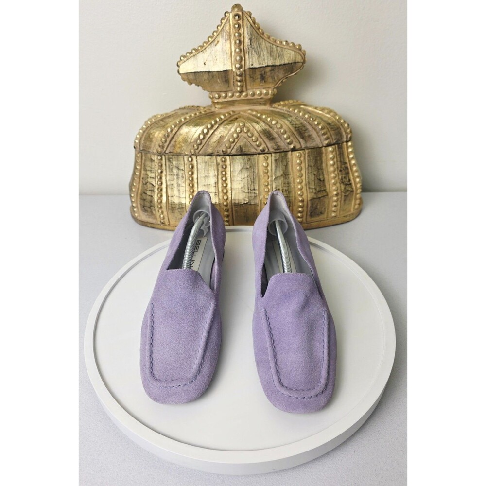BELLINI Womens Lavender Purple Suede Loafers Flats Sz 8.5 Lilac Slip On Shoes - Picture 11 of 15